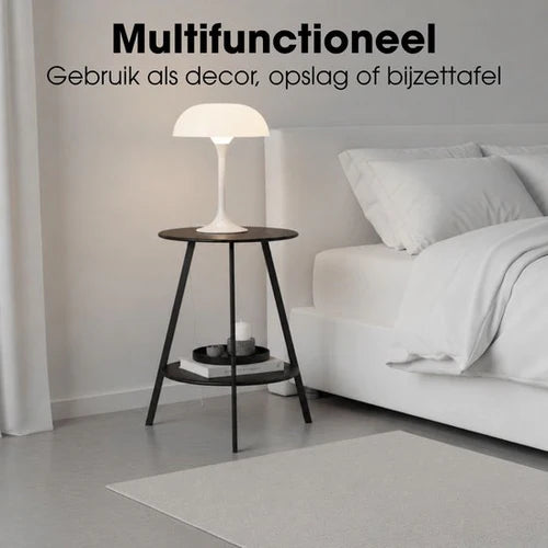 Mica Decorations Seatle Bijzettafel Rond — Beschadigd