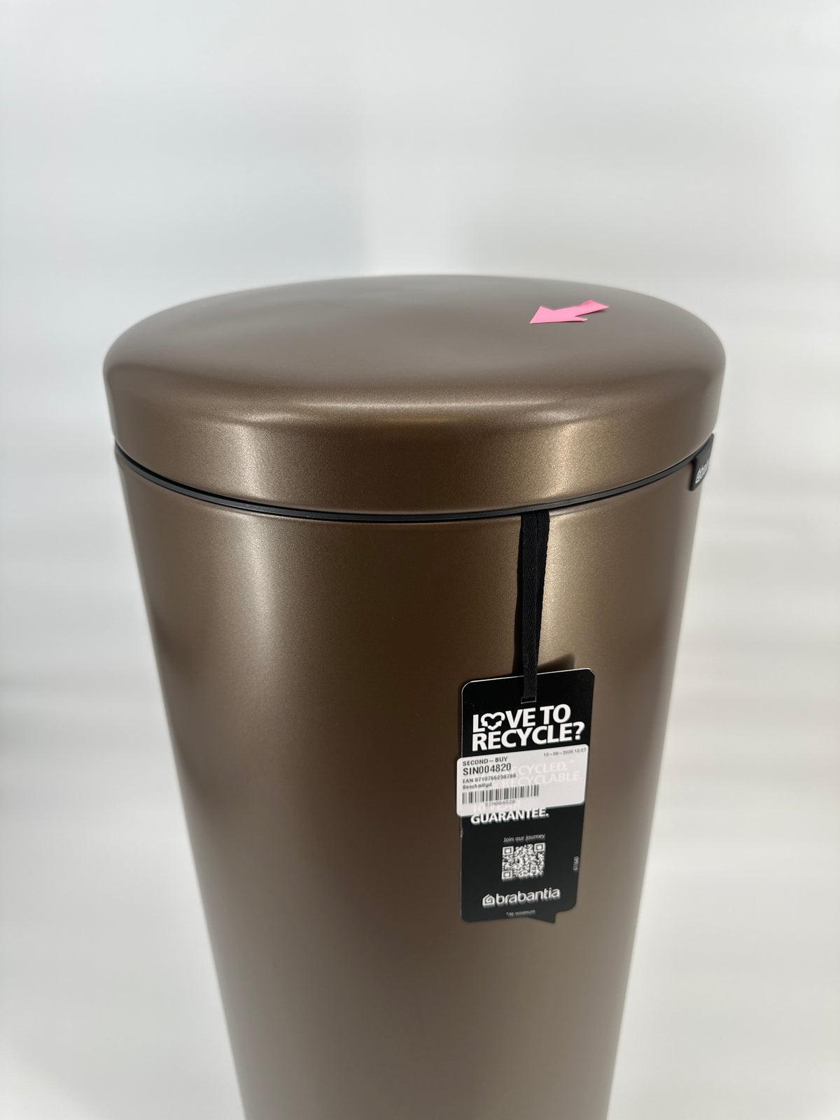 Brabantia NewIcon Prullenbak 30 liter — nieuw