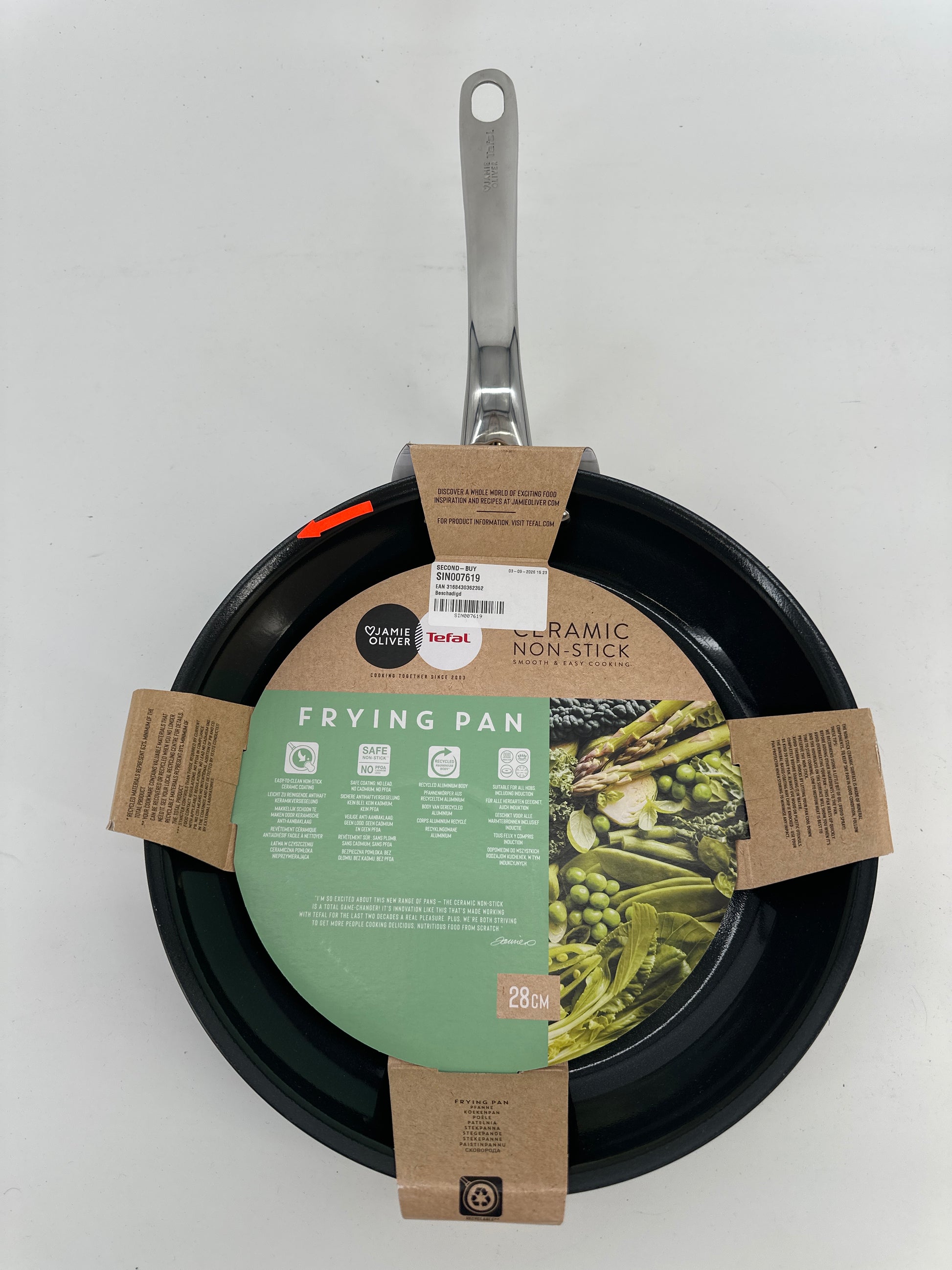 Jamie Oliver by Tefal Prima Koekenpan Ø28 CM — nieuw