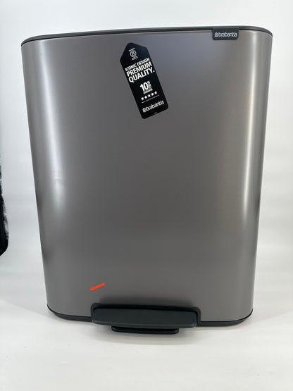 Brabantia Bo Prullenbak - 2 x 30 liter — nieuw