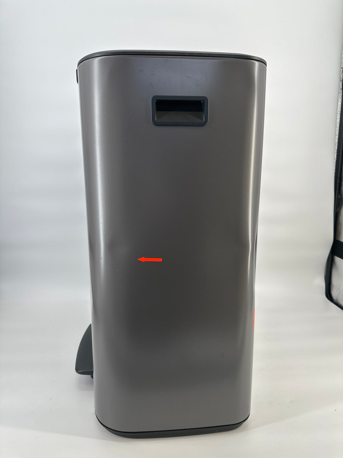 Brabantia Bo Prullenbak - 60 liter - Matt Steel — nieuw