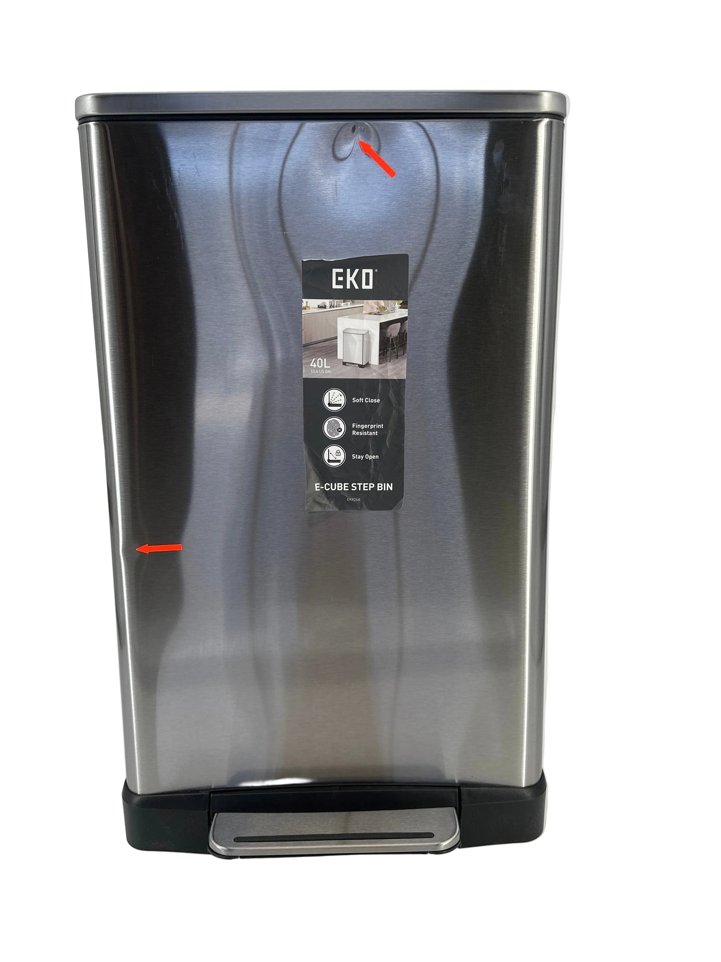 EKO E-Cube pedaalemmer 40 liter — nieuw