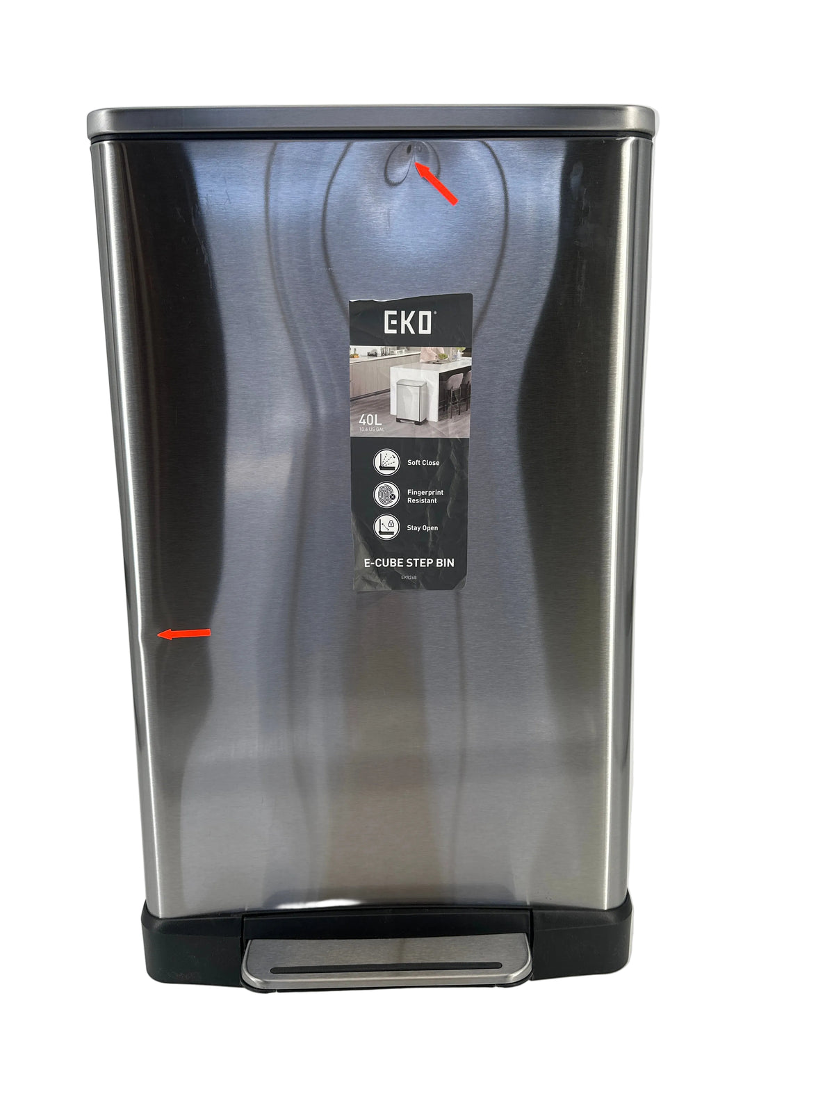EKO E-Cube pedaalemmer 40 liter — nieuw