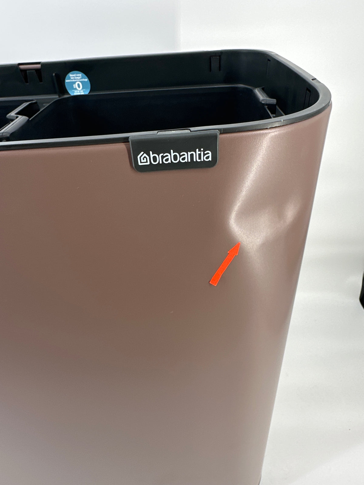 Brabantia Bo Touch Bin Prullenbak 2 x 30L — nieuw