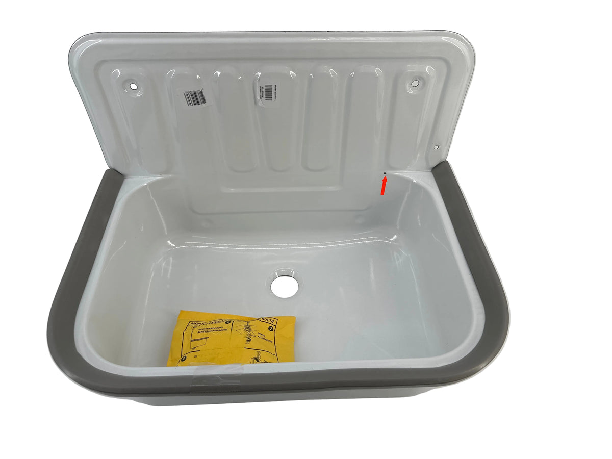 Wastafel Gootsteen 50 cm - Wasbak — zo goed als nieuw