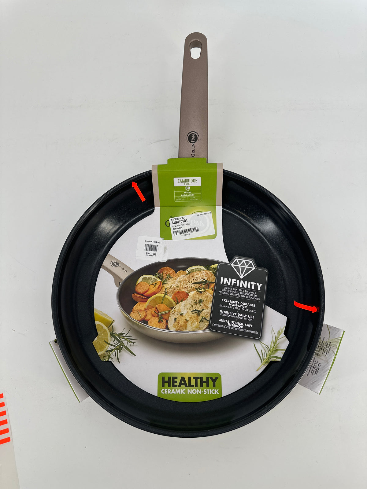 GreenPan Cambridge Koekenpan 30cm — nieuw