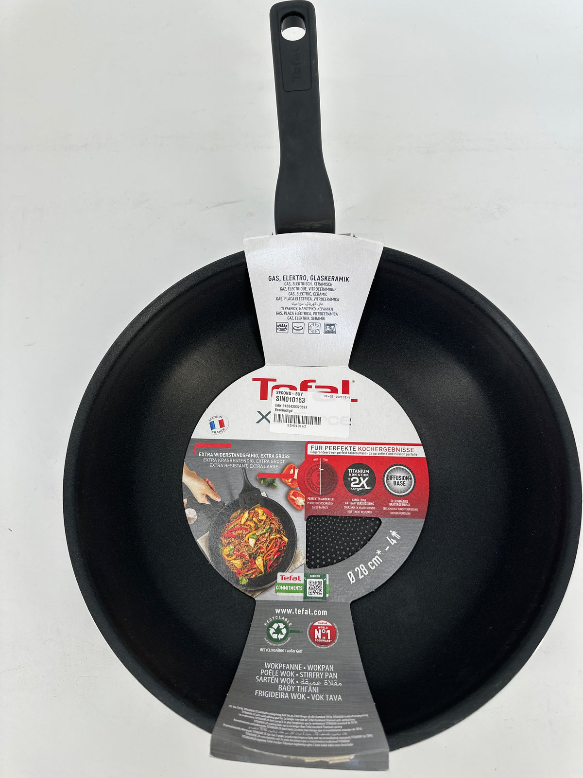 Tefal XL Force Wokpan Ø 28 cm — nieuw