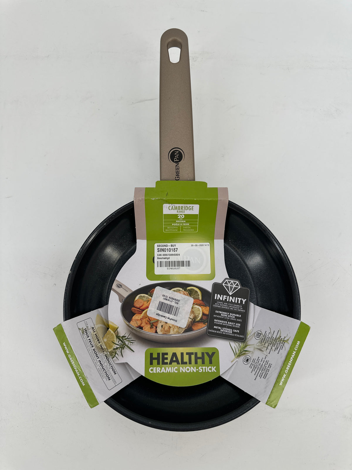GreenPan Cambridge Koekenpan 20cm — nieuw