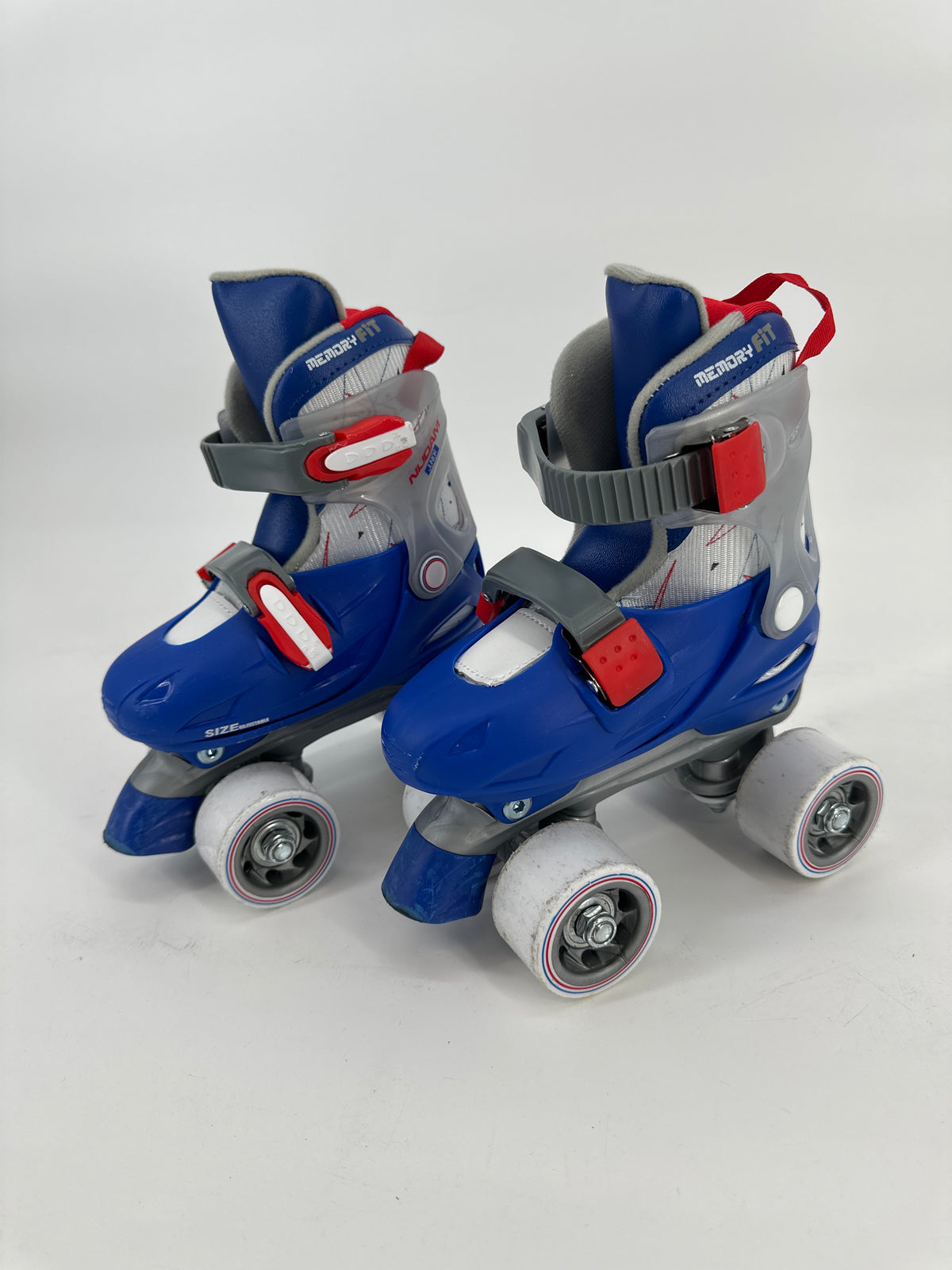 Nijdam Rolschaatsen Verstelbaar - Blauw — zo goed als nieuw