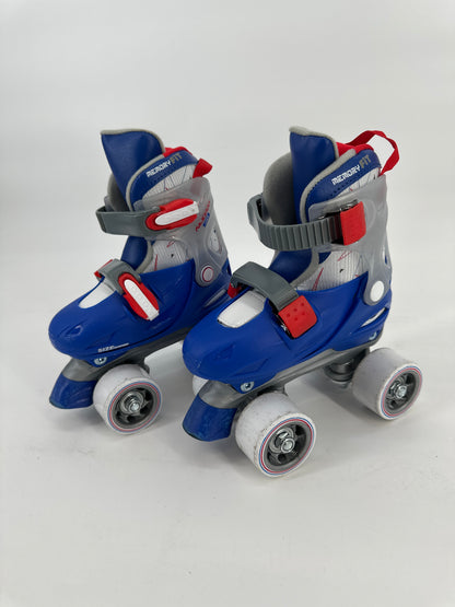 Nijdam Rolschaatsen Verstelbaar - Blauw — zo goed als nieuw