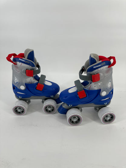 Nijdam Rolschaatsen Verstelbaar - Blauw — zo goed als nieuw