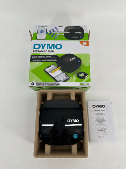 DYMO LetraTag 200B labelprinter — zo goed als nieuw