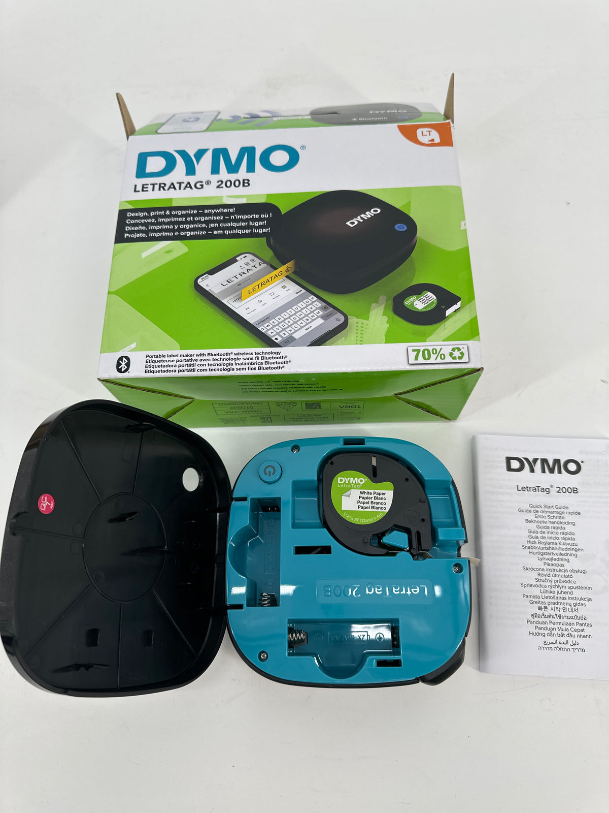 DYMO LetraTag 200B labelprinter — zo goed als nieuw