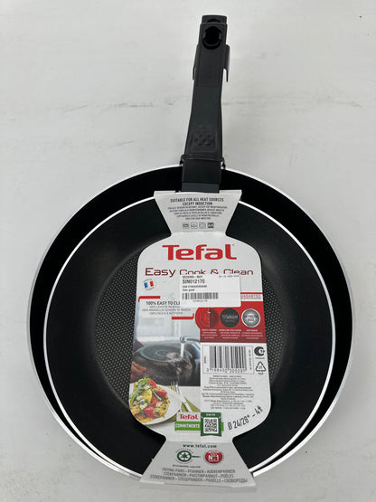 Tefal Easy Cook & Clean Koekenpannenset — zo goed als nieuw