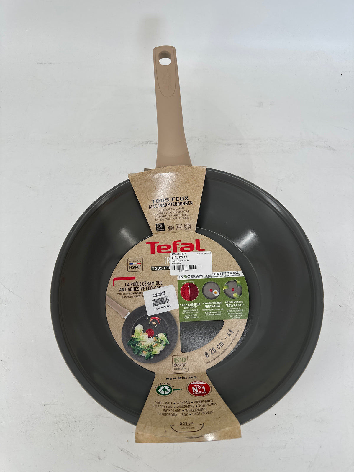 Tefal Revive Wokpan Ø28 cm — nieuw