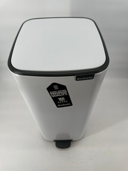 Brabantia Bo Pedaalemmer 30 liter White — nieuw