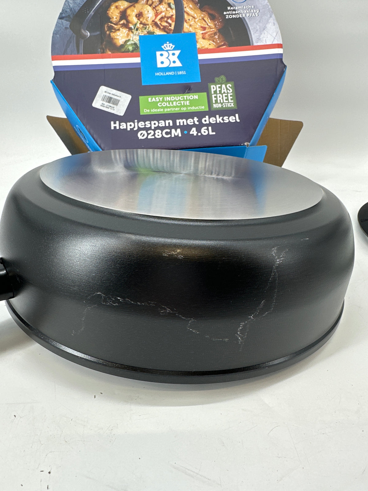 BK Easy Induction Hapjespan 28cm — zo goed als nieuw