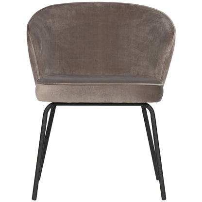 WOOOD Admit eetkamerstoel velvet khaki