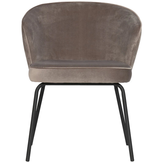 WOOOD Admit eetkamerstoel velvet khaki