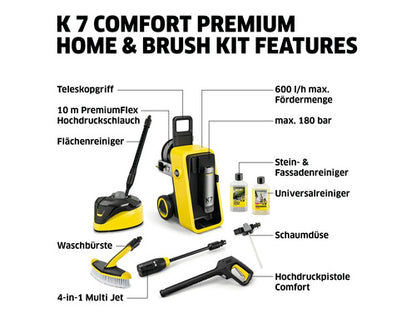 Kärcher K7 Comfort Premium Home & Brush — zo goed als nieuw
