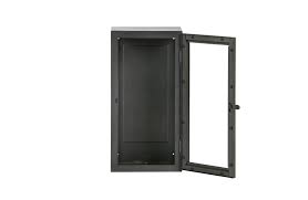 BePureHome Manta Hangende Vitrinekast L - Metaal - Grijs - 60x30x25