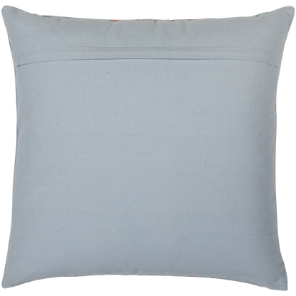 WOOOD Laon Kussens - Velvet stof - Naturel/Blauw - Set Van 3