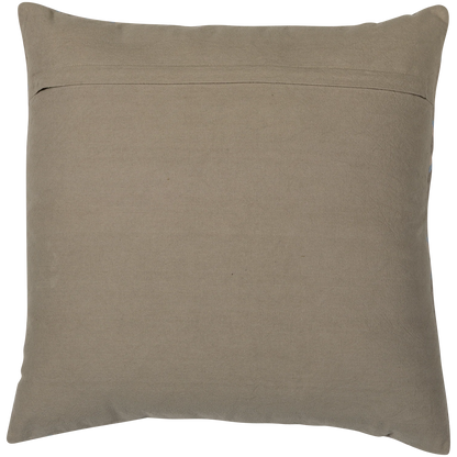 WOOOD Laon Kussens - Velvet stof - Naturel/Blauw - Set Van 3