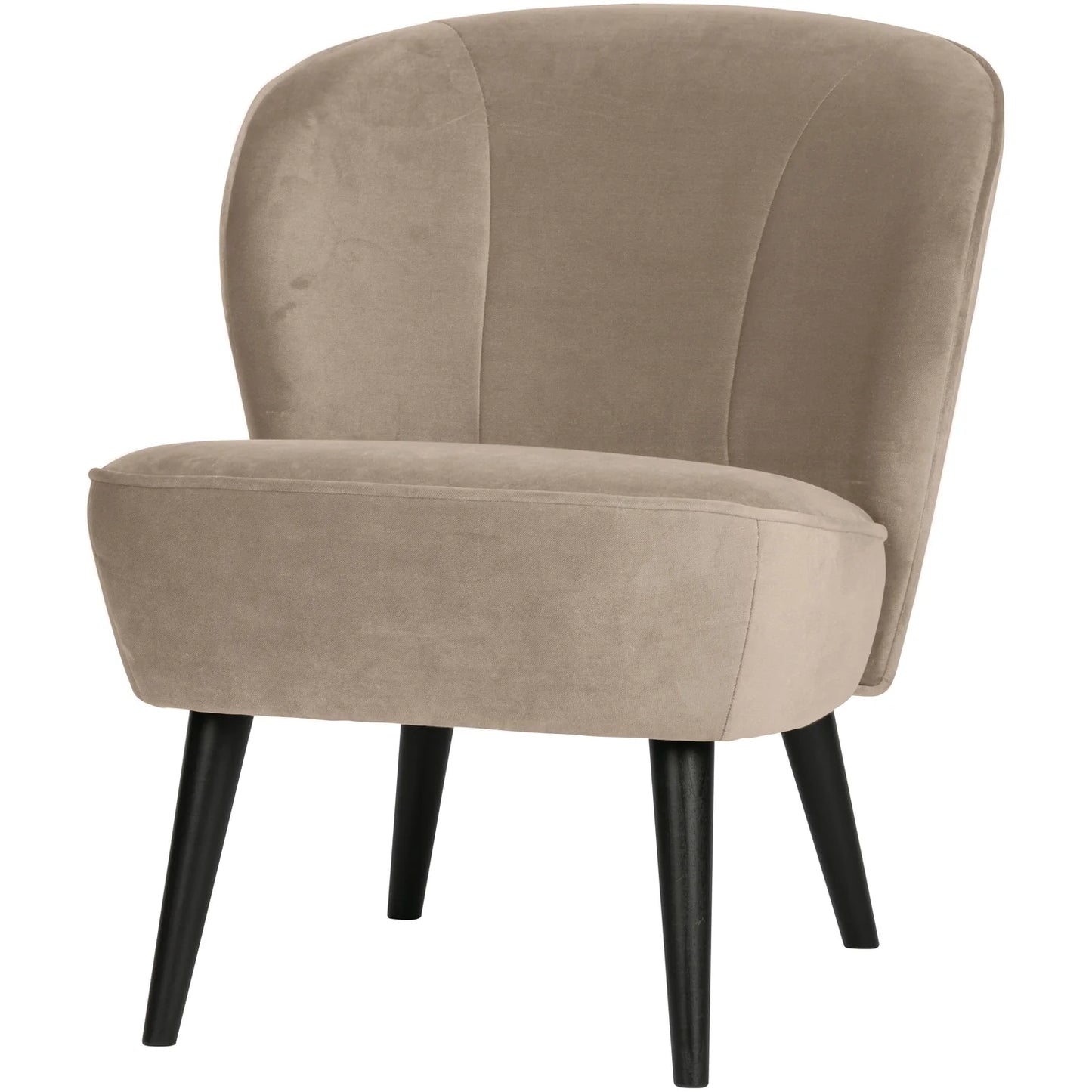 WOOOD Essentials  Sara fauteuil velvet khaki