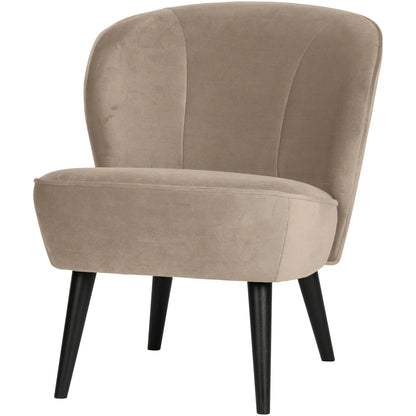 WOOOD Essentials  Sara fauteuil velvet khaki