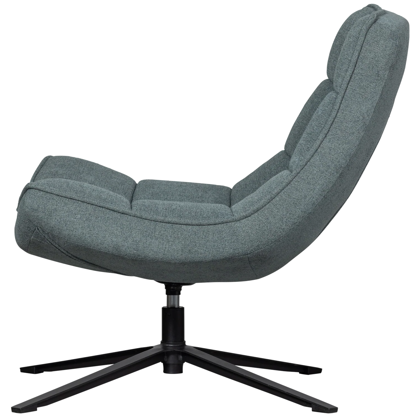 WOOOD Maudi draaifauteuil blauwe steen
