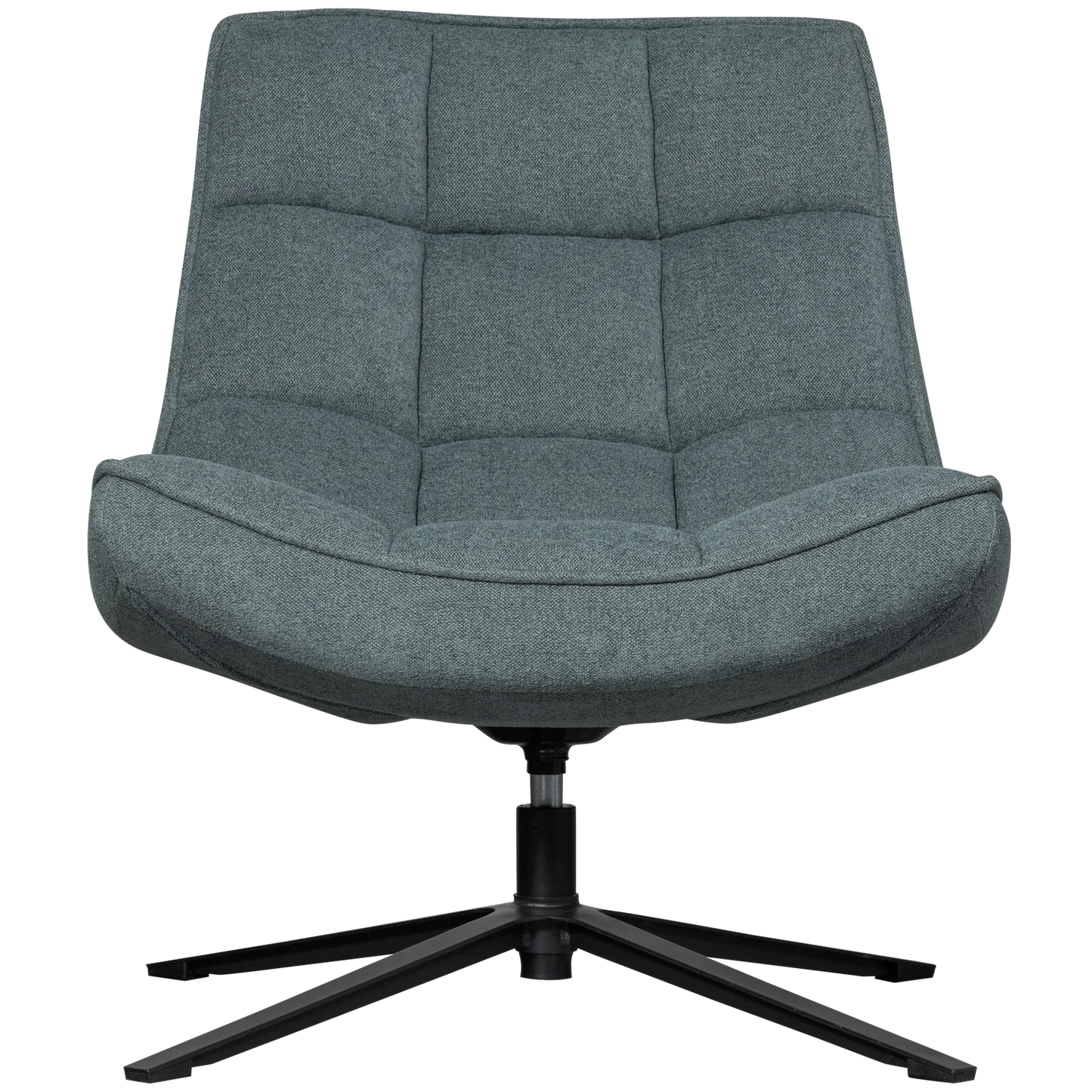 WOOOD Maudi draaifauteuil blauwe steen