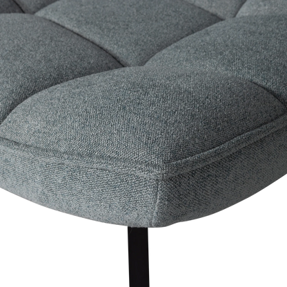 WOOOD Maudi draaifauteuil blauwe steen