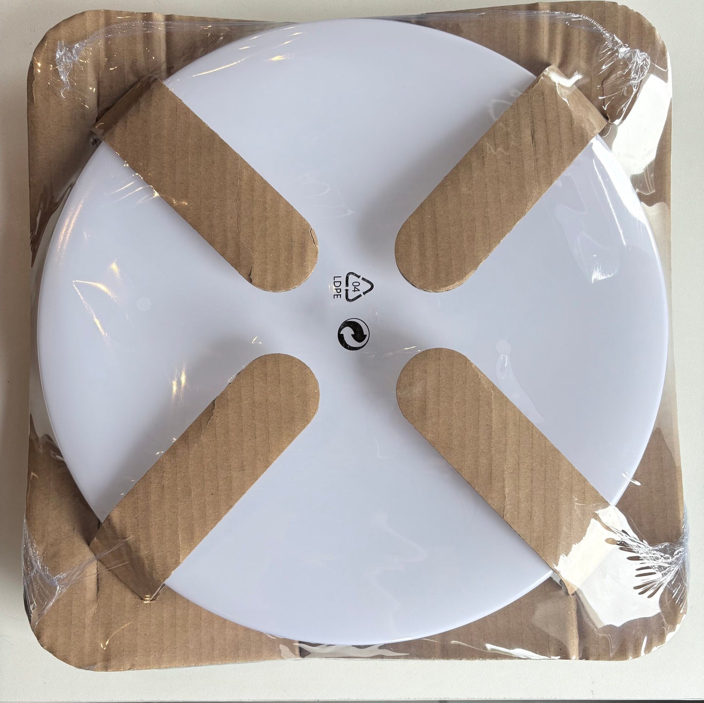 B.K.Licht Plafondlamp badkamer Ø38,2 cm wit — NIEUW