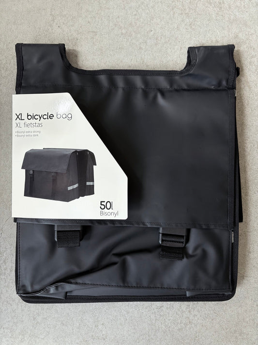 Bicycle bag 50L bisonyl waterfall black — Zeer goed