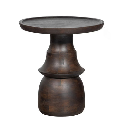 Bijzettafel Broad Mangohout, Ø50cm, kleur Naturel