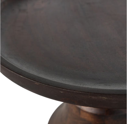 Bijzettafel Broad Mangohout, Ø50cm, kleur Naturel