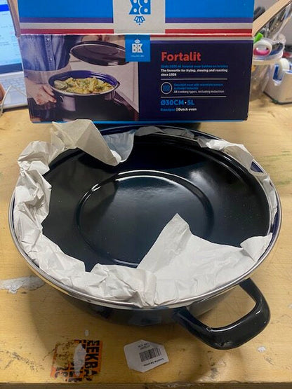 BK Fortalit Emaille braadpan 30 cm 5L — zo goed als nieuw