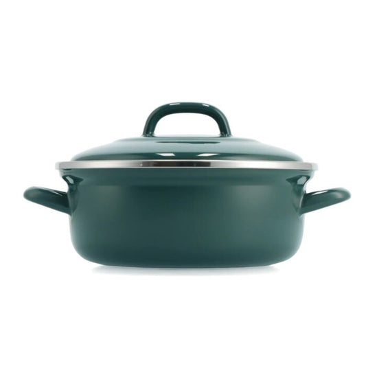 BK Fortalit Braadpan 24cm 2.5L Groen — gebruikt