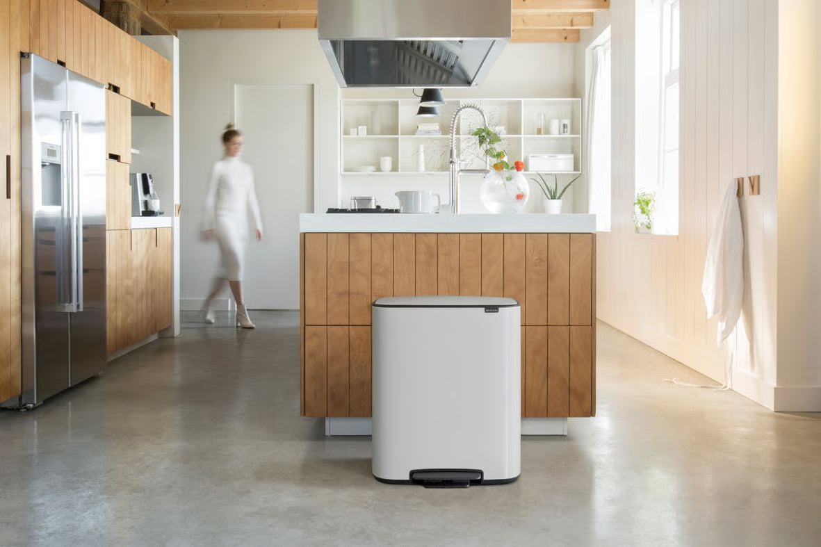 Brabantia Bo Prullenbak - 60 liter - White — Nieuw maar beschadigd