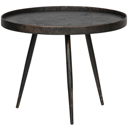 WOOOD Bounds bijzettafel L hout/metaal antique goud 44xø58 cm
