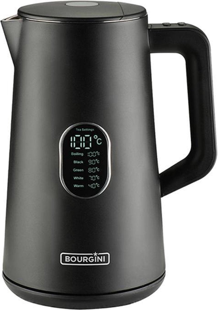 Waterkoker Bourgini. Digitaal en nieuw