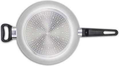 Brabantia INDU+ Hapjespan met Deksel Ø 28cm Grijs — Zeer goed