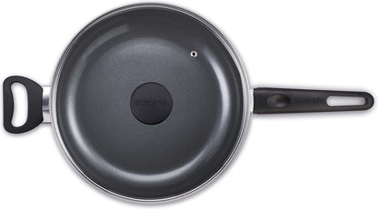 Brabantia INDU+ Hapjespan met Deksel - Ø — zo goed als nieuw