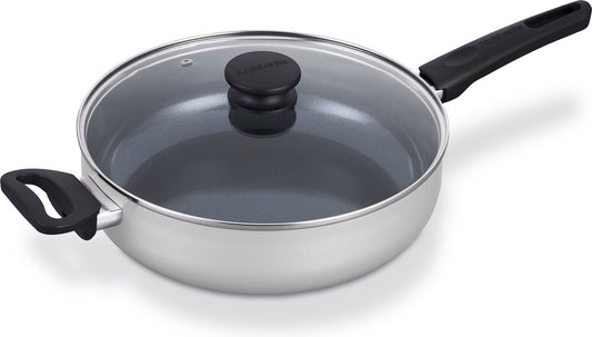 Brabantia INDU+ Hapjespan met Deksel - Ø — zo goed als nieuw