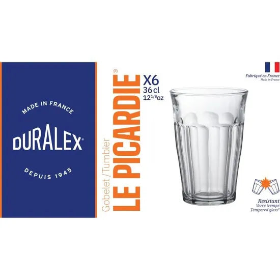 Duralex Picardie Longdrinkglas 360 ml — zo goed als nieuw