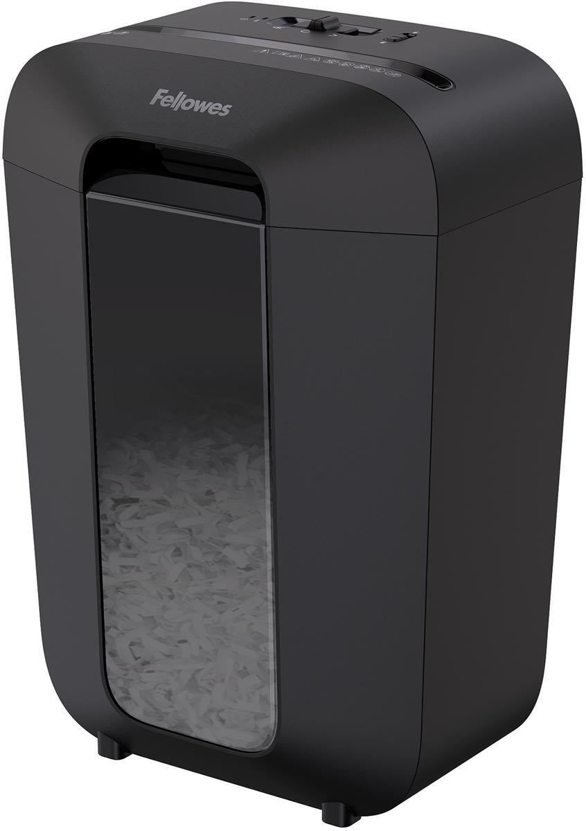 Fellowes papierversnipperaar LX70 - 11 vel - 18L - P4 - zwart