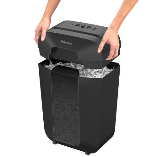 Fellowes papierversnipperaar LX70 - 11 vel - 18L - P4 - zwart