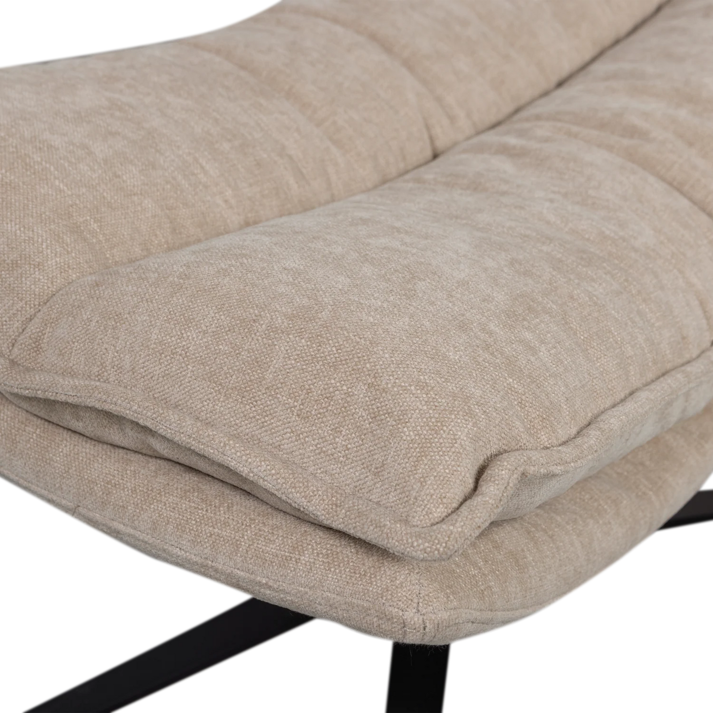 WOOOD Kube Draaifauteuil Met Hocker — zo goed als nieuw