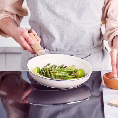 GreenChef Nordics keramische inductie koekenpan 28cm Crème — Zeer goed
