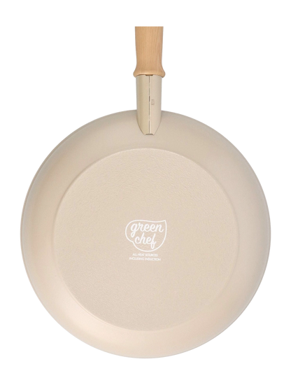 GreenChef Nordics keramische inductie koekenpan 28cm Crème — Zeer goed
